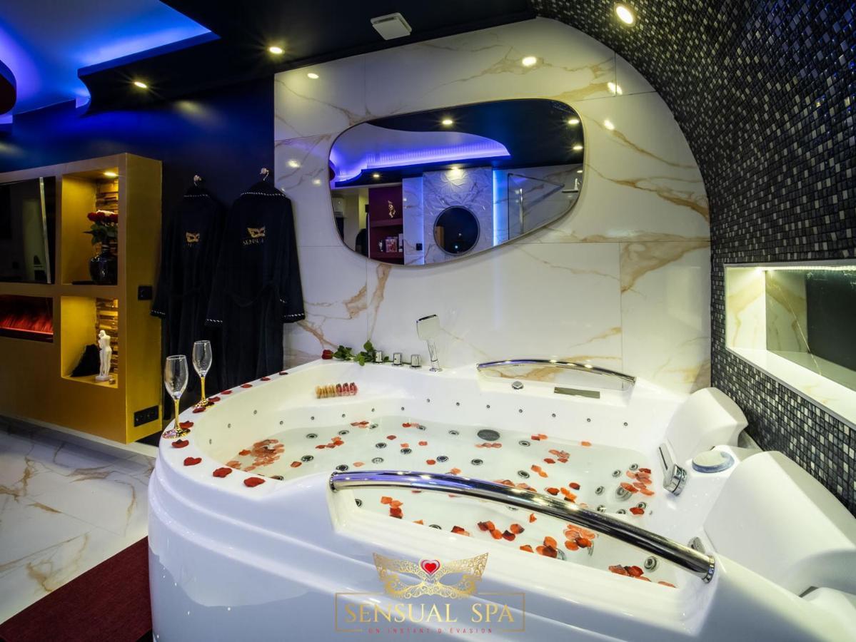 Sensual Spa- Love Room Jacuzzi Hammam Terrasse Νανσύ Εξωτερικό φωτογραφία